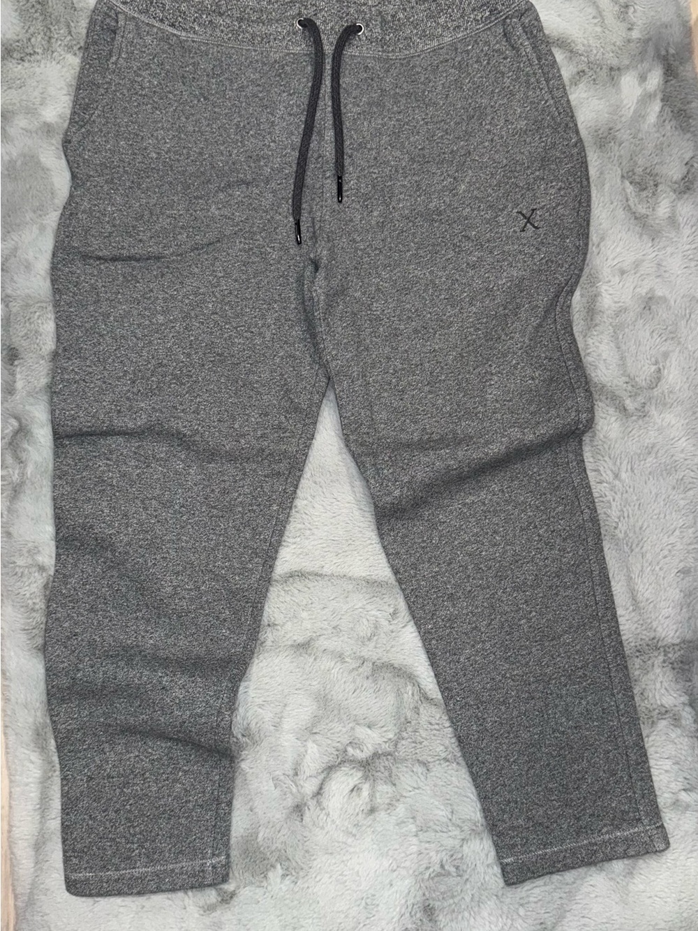 Express Men's Gray Heather Jogger Sweatpants